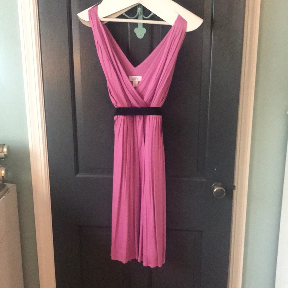 Pink knit Ann Taylor Loft Dress